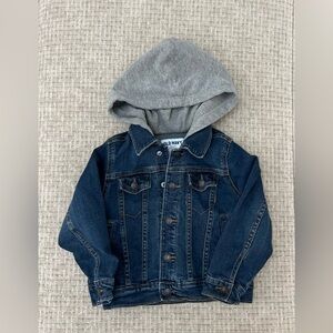 Boys Toddler Jean Jacket w/ Hood